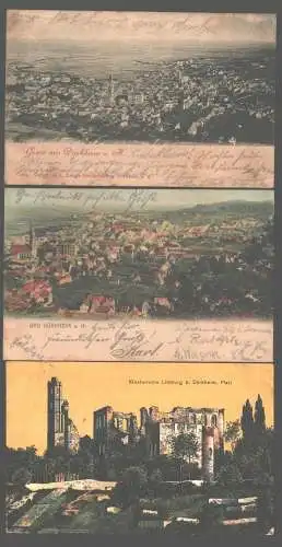 141746 3 AK Bad Dürkheim a. H. Pfalz 1899 1903 Klosterruine Limburg 1911
