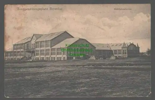 141872 AK Beverloo Truppenübungsplatz Kamp van Beverlo Soldatenheim um 1915