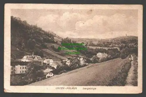 142218 AK Polubny Unter Polaun bei Bad Wurzelsdorf Isergebirge 1923