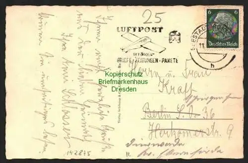 142875 AK Seestadt Rostock Hafenpartie 1940