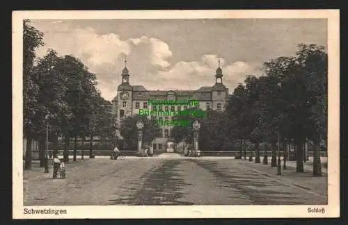 143778 AK Schwetzingen Schloß 1916 Feldpost