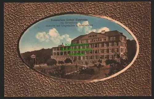 143942 AK Bad Rappenau Bz. Karlsruhe 1913 Sanatorium Solbad Soldatenkarte