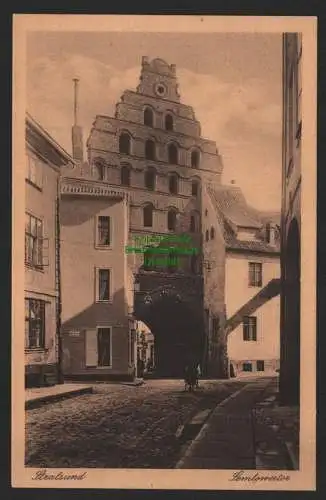 144777 AK Stralsund um 1930 Semlowertor