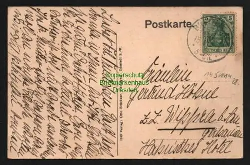 145114 AK Wolfsberg Südharz Sangerhausen 1913 Restauration Gasthaus Karl Döring