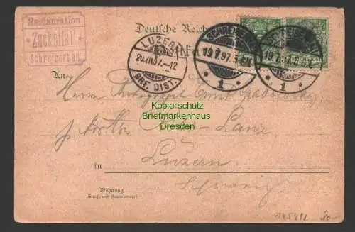 145492 AK Schreiberhau Riesengebirge Zackelfall Zackelklamm Litho 1897 Restaurat