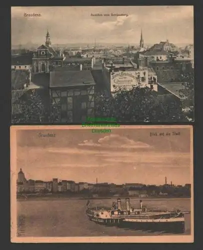 145568 2 AK Grudziadz Graudenz Feldpost 1915 1939