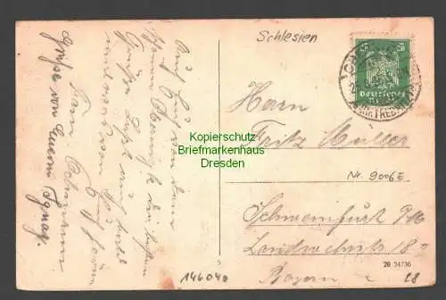146040 AK Obernigk Kr. Trebnitz Oborniki Slaskie Schweizerei 1925