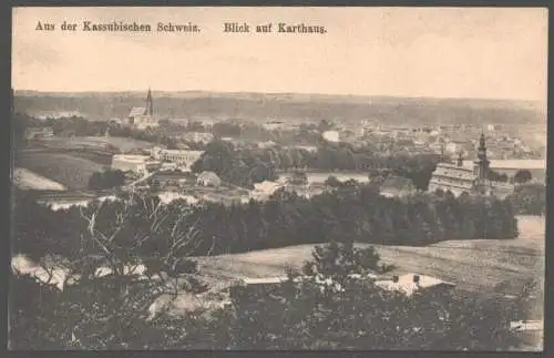 145842 AK Kaschubische Schweiz Karthaus W.-Pr. Westpreußen 1912