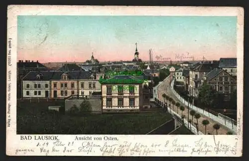 146118 AK Bad Lausick Lausigk 1909 Ansicht von Osten