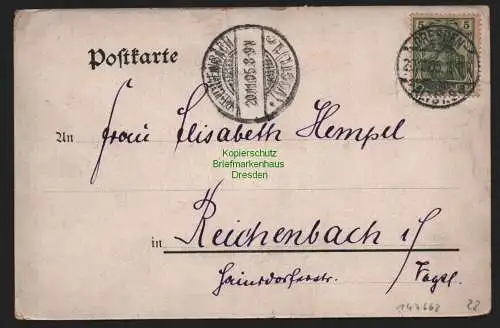 147662 AK Dresden Blasewitz 1905 markannte Villa