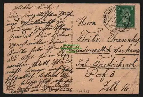 147939 AK Patschkau Paczkow 1927 Am Ring mit Conradstrasse u. Kath. Kirche