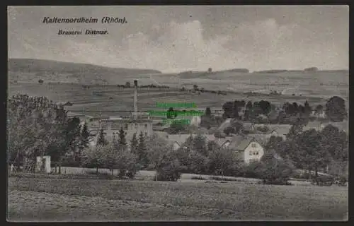 148947 AK Kaltennordheim Rhön Brauerei Dittmar um 1920