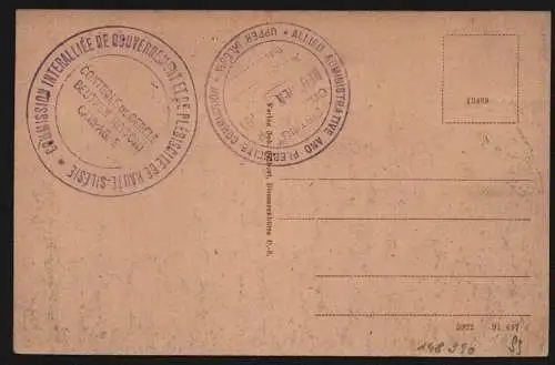 148806 AK Bismarckhütte O.-S. 1921 Wein- Bierstuben Louis Goldstein Hotel und