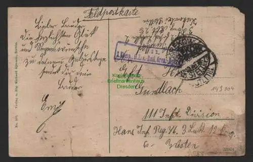 149004 AK Krekow bei Stettin Gruß vom Truppenübungsplatz 1916 Feldpost