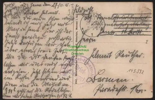 149392 AK Jena Partie am Abbedenkmal 1915 Feldpost