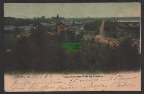 149214 AK Paderborn Truppenübungsplatz Senne 1902