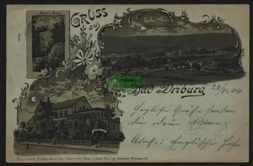 149612 AK Driburg 1904 Hotel Englischer Hof Litho