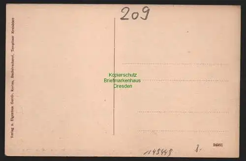 149449 AK Templin Schulstraße mit Diokanatstraße und Kirche um 1920