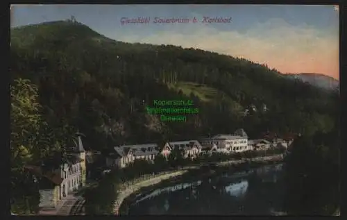 149828 AK Giesshübl Sauerbrunn bei Karlsbad um 1910