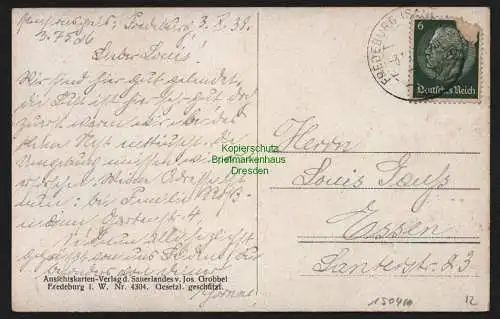150410 AK Bad Fredeburg Schmallenberg im Hochsauerlandkreis 1938