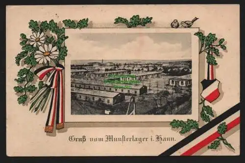 150944 AK Munsterlager Passepartout 1915
