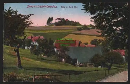 151026 AK Johannissteinbauden bei Oybin 1925 an der Landesgrenze gelegen