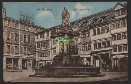151480 AK Nordhausen 1916 Nordhausen Geschäfte