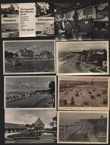 151303 8 AK Ostseebad Kühlungsborn 1956 Erholungsheime Weststrand Promenade 1947