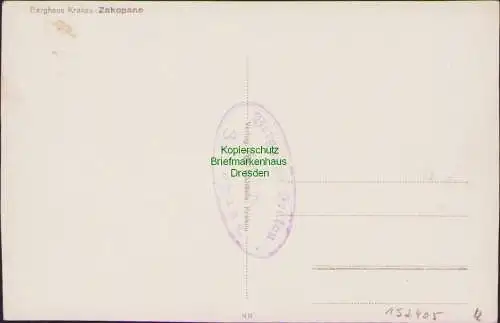 152405 AK Zakopane Kleinpolen um 1935 Berghaus Krakau