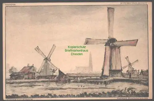 152254 AK Dresden Kupferstichkabinett Künstlerkarte um 1920 Anthonie van Borssom