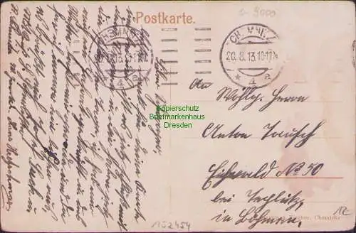 152454 AK Chemnitz 1913 Feuerwache