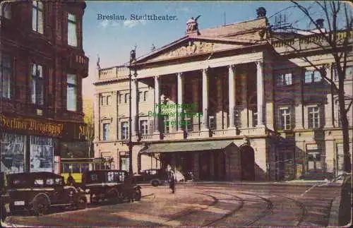 152679 AK Breslau Stadttheater Berliner Morgenpost 1929