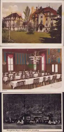 153617 3 AK Naunhof bei Leipzig Waldidyll am Heidekrug um 1935