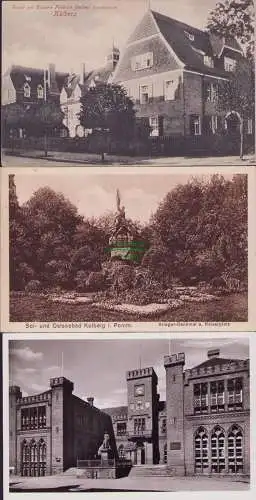 153324 3 AK Kolberg Kolobrzeg 1906 Kaiser Kaiserin Friedrich Berliner Sommerheim