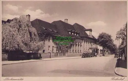 153367 AK Luckenwalde Bahnhof Straßenseite um 1925