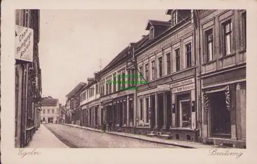 153397 AK Egeln Breiteweg 1930 Buchbinderei Papierhandlung Chem. Reinigung