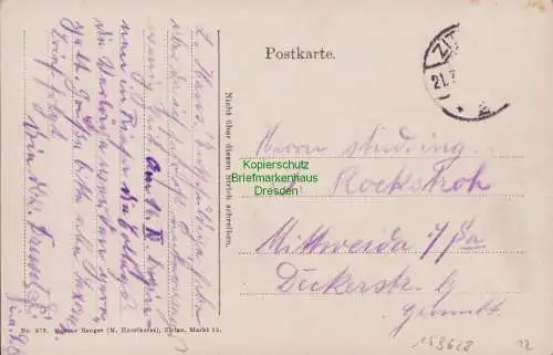 153628 AK Zittau. Kgl. Tiefbauschule um 1910