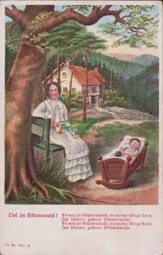 153973 AK Tief im Böhmerwald! Es war im Böhmerwald