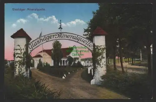 154046 AK Doberan Glashäger Mineralquelle um 1930
