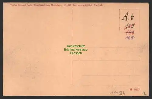 154334 AK Merseburg 1909 Das Krumme Tor