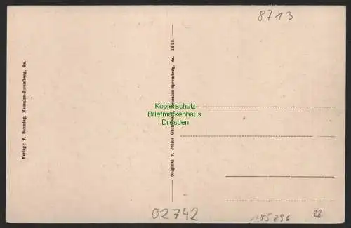155296 AK Spremberg Sa. 1915 Partie an der Bautznerstraße