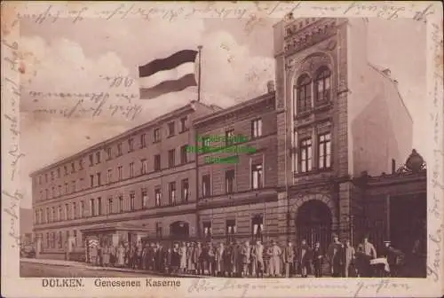 156130 AK Dülken Viersen 1916 Genesenen Kaserne Feldpost 1916 Zensur Crefeld