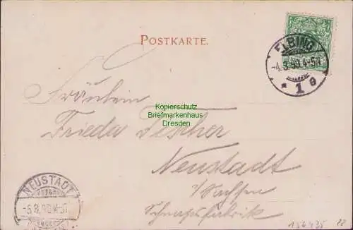 156435 AK Elblag Elbing Ostpreußen Alter Markt 1899