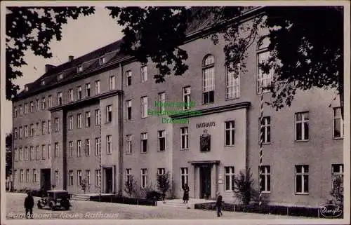 156633 AK Gussew Gumbinnen Neues Rathaus 1940