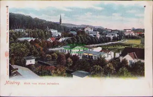 156460 AK Miedzyzdroje Misdroy um 1905 Blick vom Hotel Belvedere