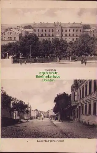 156484 AK Bütow Bez. Köslin 1922 Seminar Lauenburgerstrasse