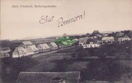 156945 AK Miroslawiec Märkisch Friedland um 1910 Siedlungsbauten