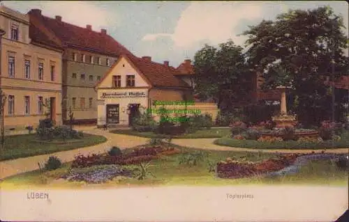 157907 AK Lüben Lubin 1910 Töpferplatz Klempnermeister Bernhard Haffel