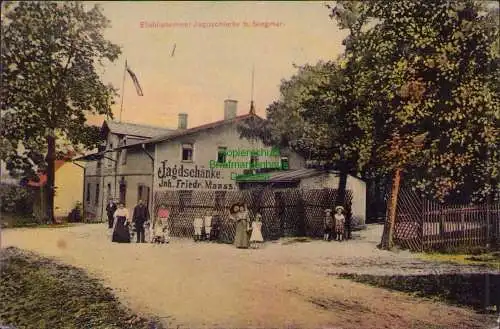 157702 AK Siegmar Etabllissement Jagdschänke 1909