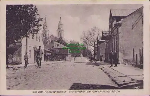 158158 AK Wilkowischki Wilkowischken Wylkowyszki 1916 Feldp. Kirche Vilkaviskis